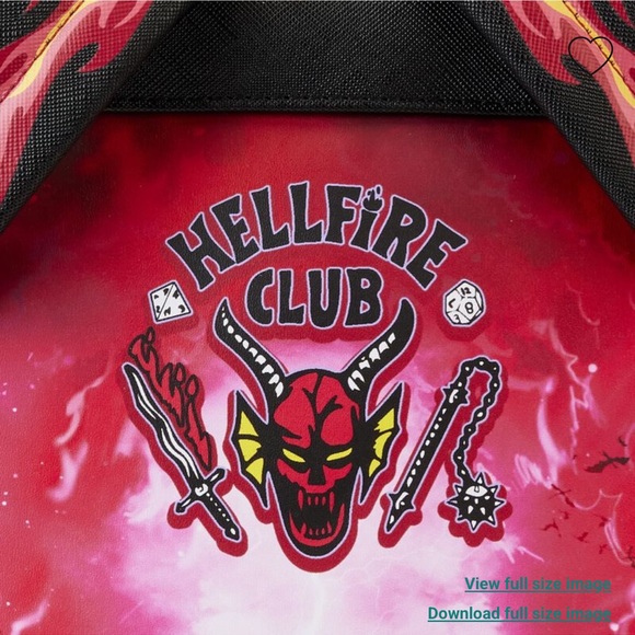 Loungefly Stranger Things Eddie Munson Tribute Glow Mini Backpack - Picture 8 of 10